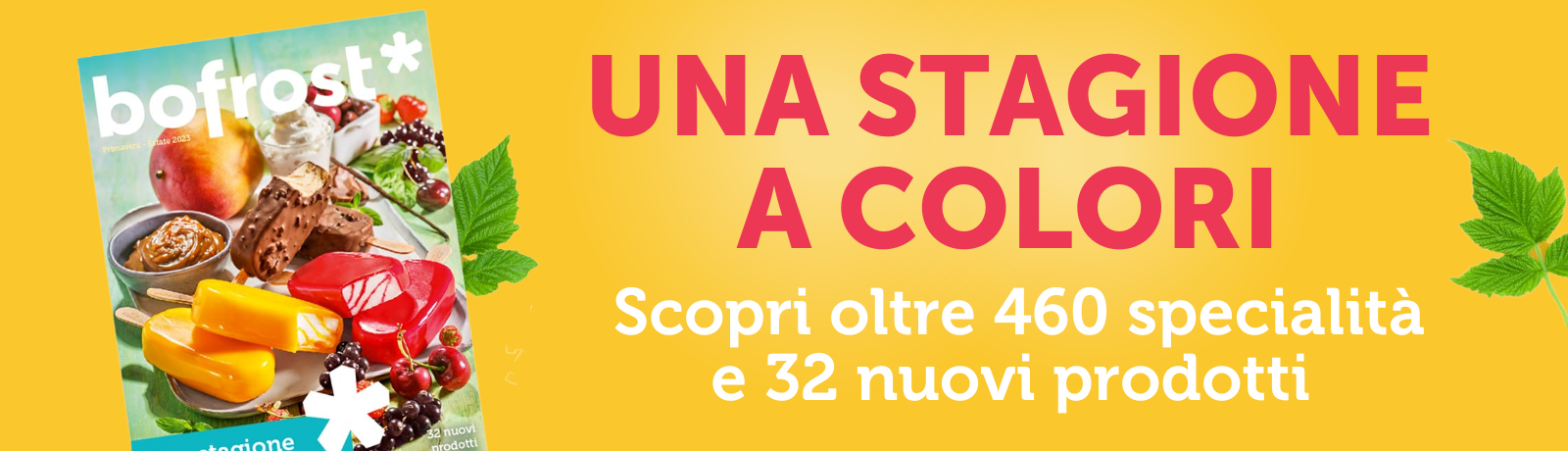 top banner copertina catalogo primavera estate 2023 una stagione a colori